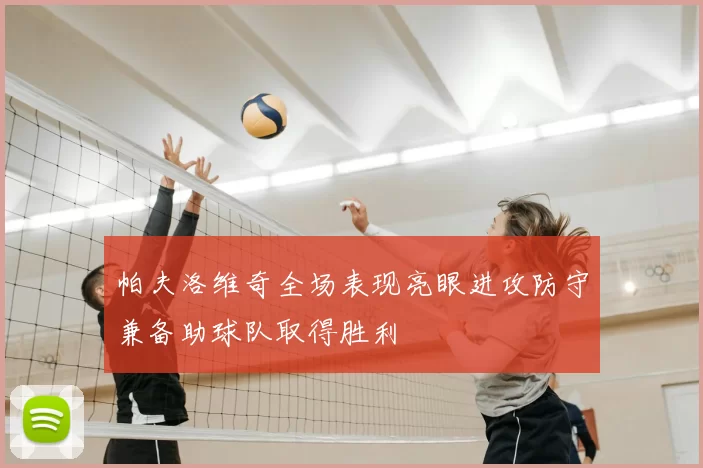 帕夫洛维奇全场表现亮眼进攻防守兼备助球队取得胜利